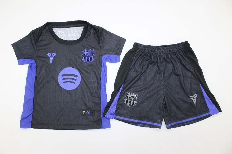 Barcelona 25/26 Kids Training Soccer Jersey And Shorts (Player)