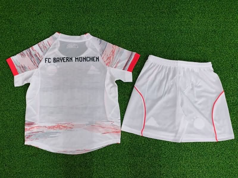 Bayern Munich 25/26 Kids Away Soccer Jersey And Shorts (Player)