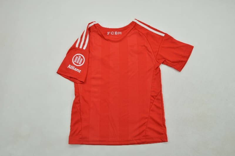 Bayern Munich 25/26 Kids Goalkeeper Red Soccer Jersey And Shorts