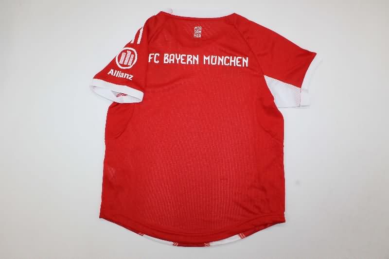 Bayern Munich 25/26 Kids Home Soccer Jersey And Shorts (Player)