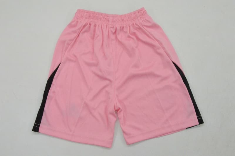 Benfica 25/26 Kids Goalkeeper Pink Soccer Jersey And Shorts