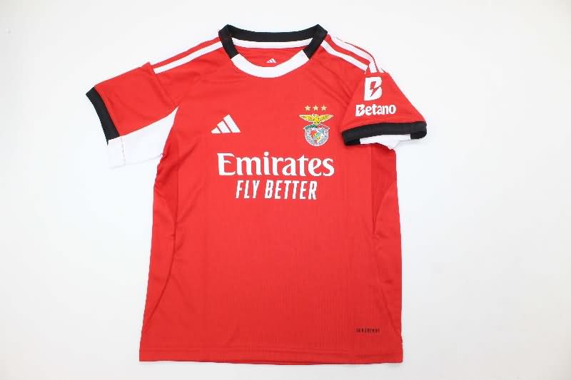 Benfica 25/26 Kids Home Soccer Jersey And Shorts