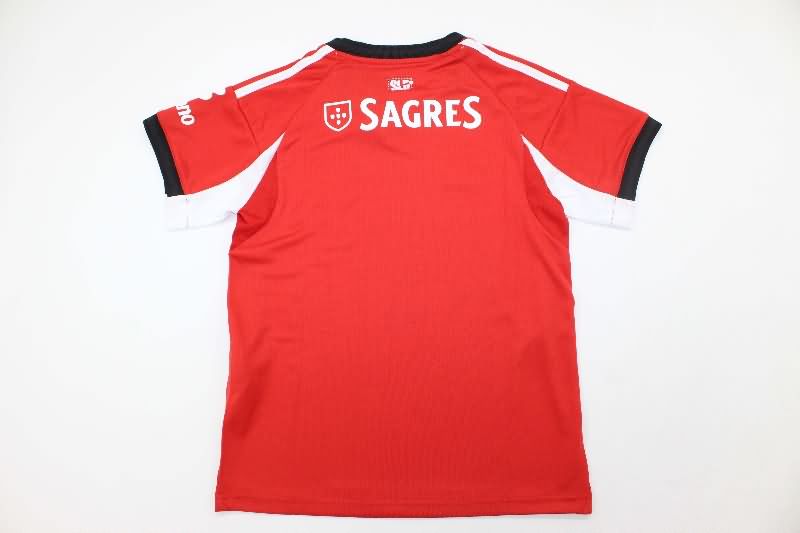 Benfica 25/26 Kids Home Soccer Jersey And Shorts