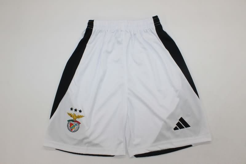 Benfica 25/26 Kids White Soccer Jersey And Shorts