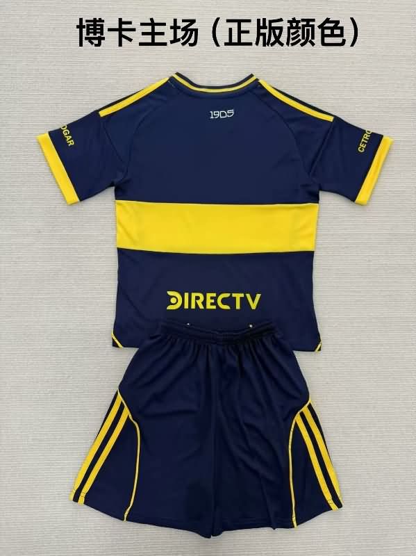 Boca Juniors 25/26 Kids Home Soccer Jersey And Shorts