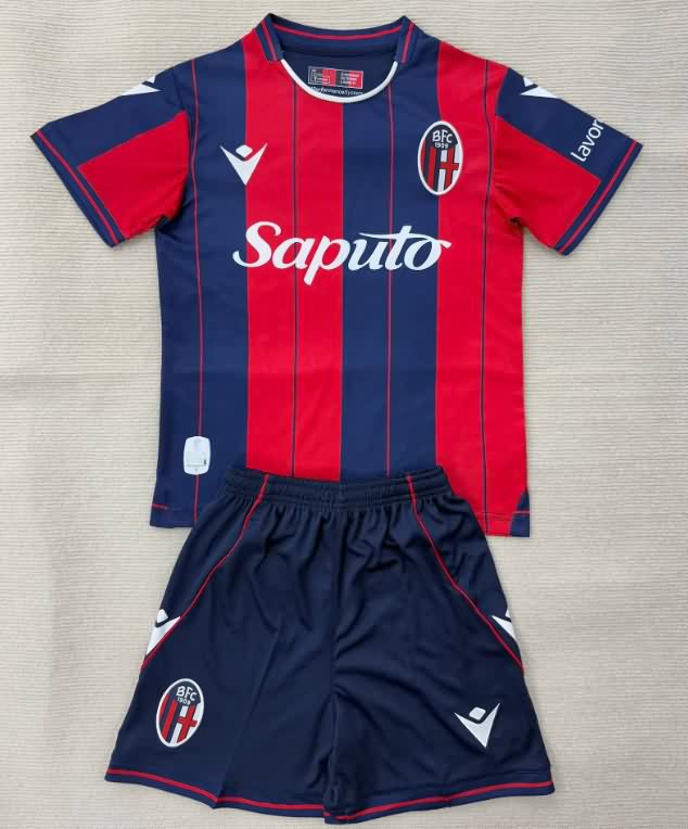 Bologna 25/26 Kids Home Soccer Jersey And Shorts