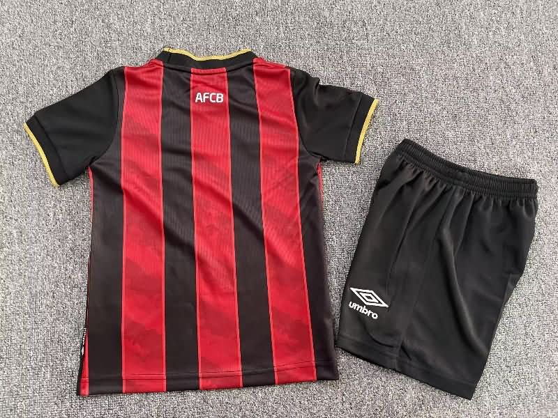 Bournemouth 25/26 Kids Home Soccer Jersey And Shorts