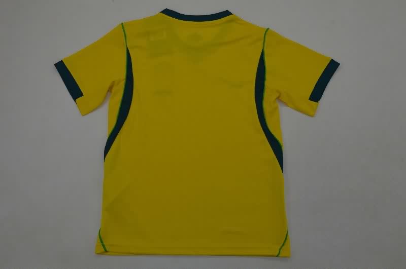Brazil 2026 Kids Home Soccer Jersey And Shorts