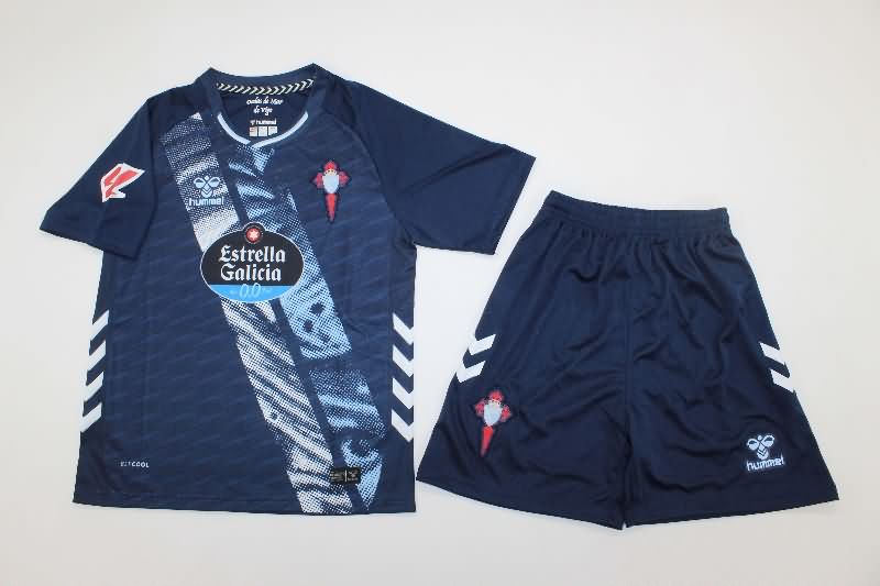 Celta 25/26 Kids Away Soccer Jersey And Shorts