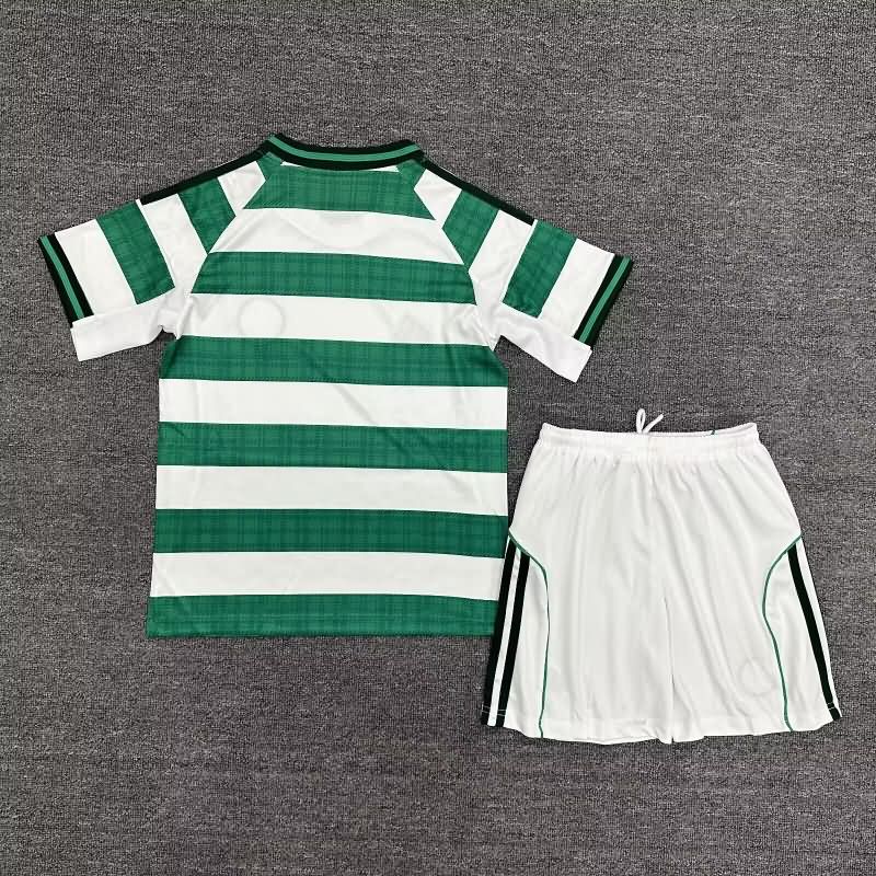 Celtic 25/26 Kids Home Soccer Jersey And Shorts