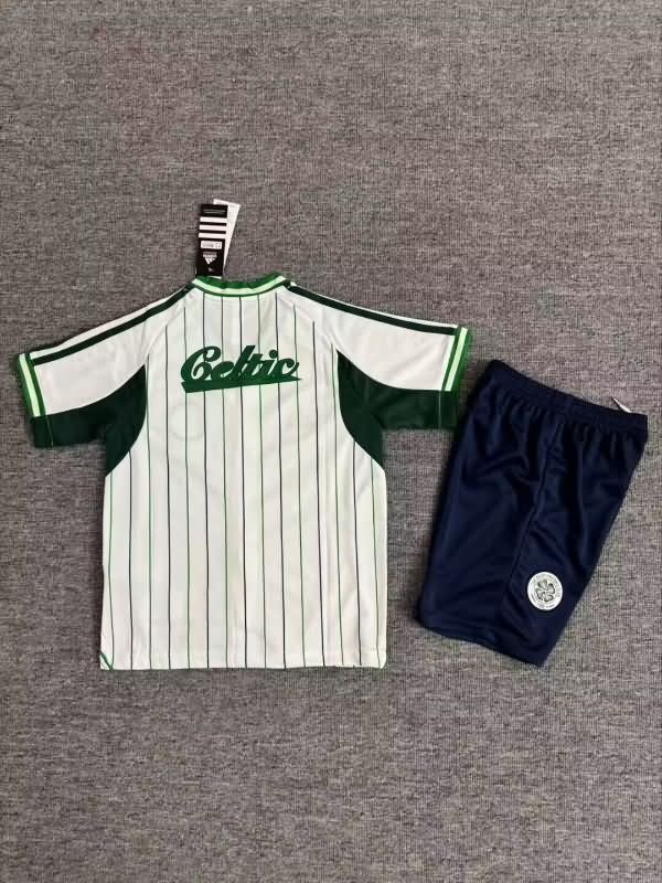 Celtic 25/26 Kids Travel Soccer Jersey And Shorts