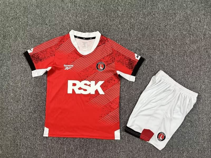 Charlton Athletic 25/26 Kids Home Soccer Jersey And Shorts