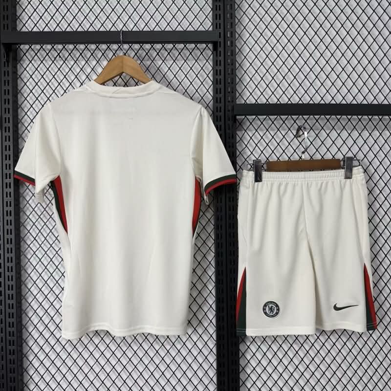 Chelsea 25/26 Kids Away Soccer Jersey And Shorts