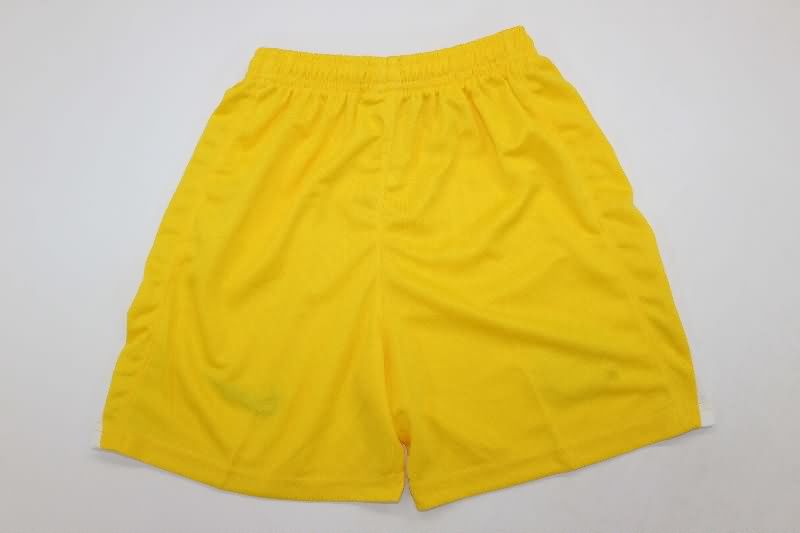 Chelsea 25/26 Kids Goalkeeper Yellow Soccer Jersey And Shorts