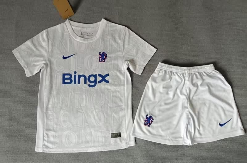 Chelsea 25/26 Kids Training Soccer Jersey And Shorts