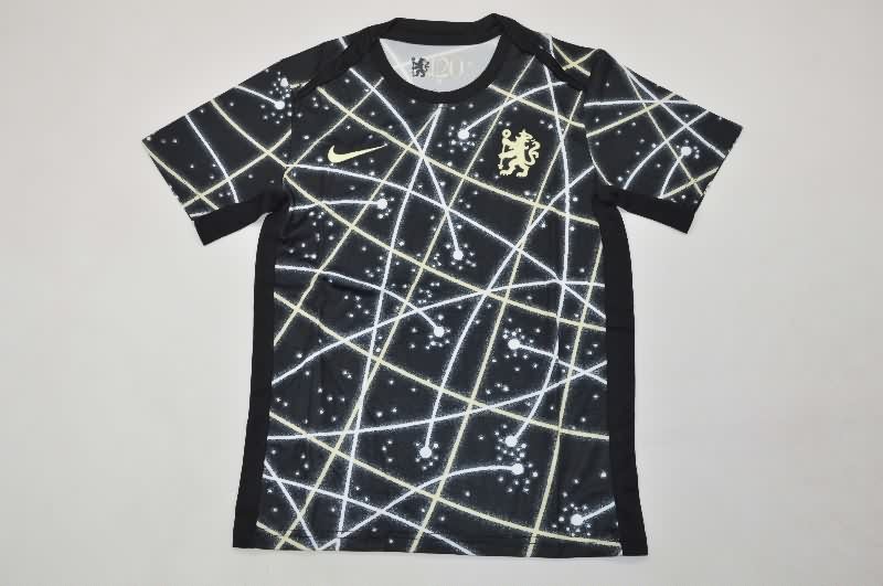 Chelsea 25/26 Kids Training Soccer Jersey And Shorts 02