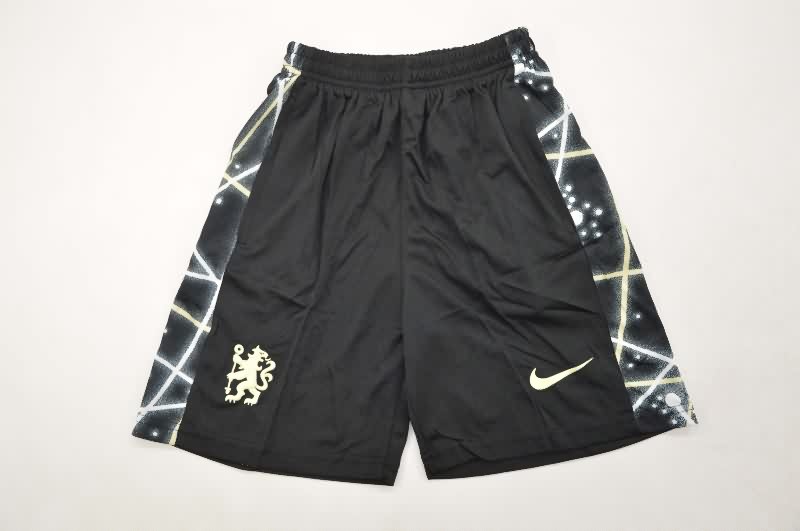 Chelsea 25/26 Kids Training Soccer Jersey And Shorts 02