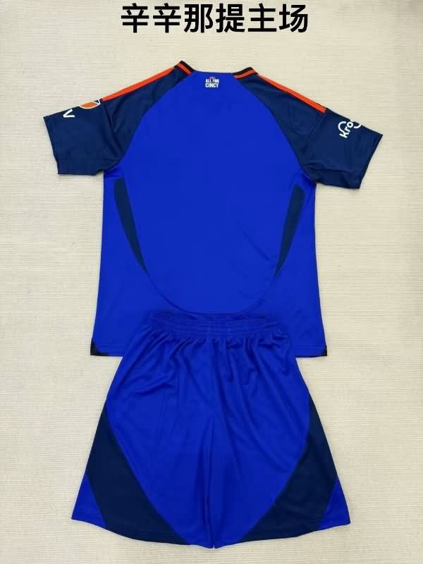 Cincinnati 2025 Kids Home Soccer Jersey And Shorts