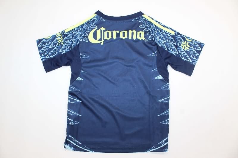 Club America 25/26 Kids Away Soccer Jersey And Shorts
