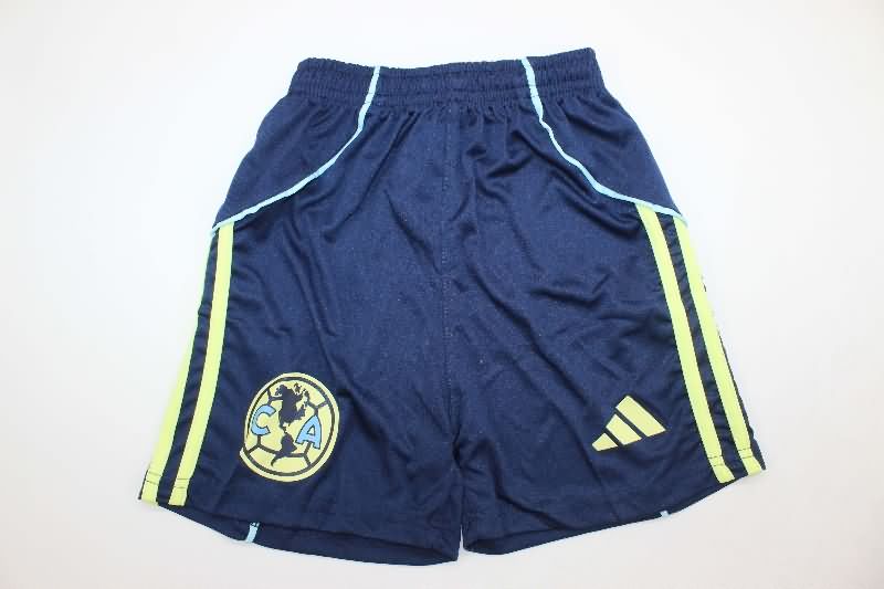 Club America 25/26 Kids Away Soccer Jersey And Shorts