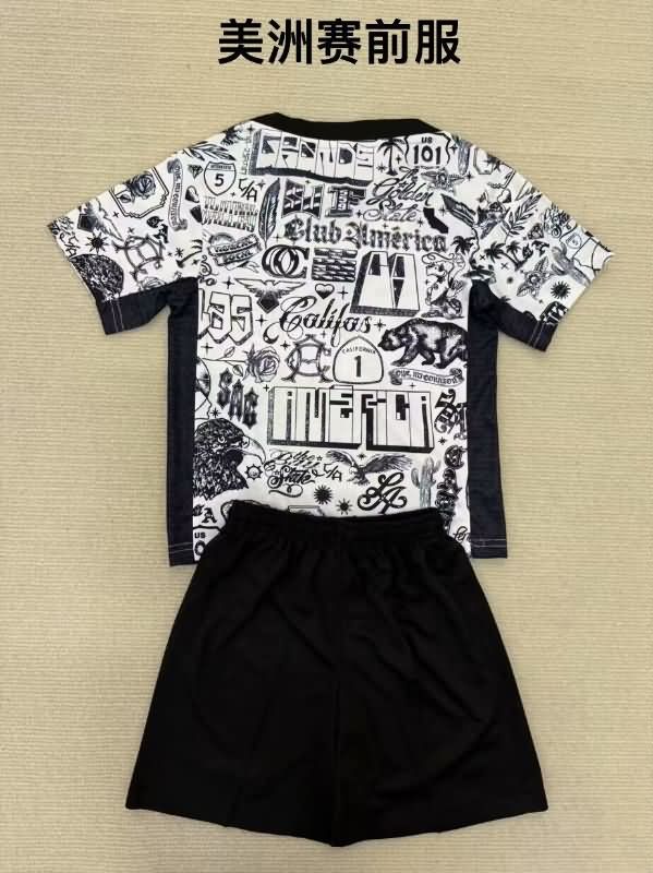 Club America 25/26 Kids Training Soccer Jersey And Shorts