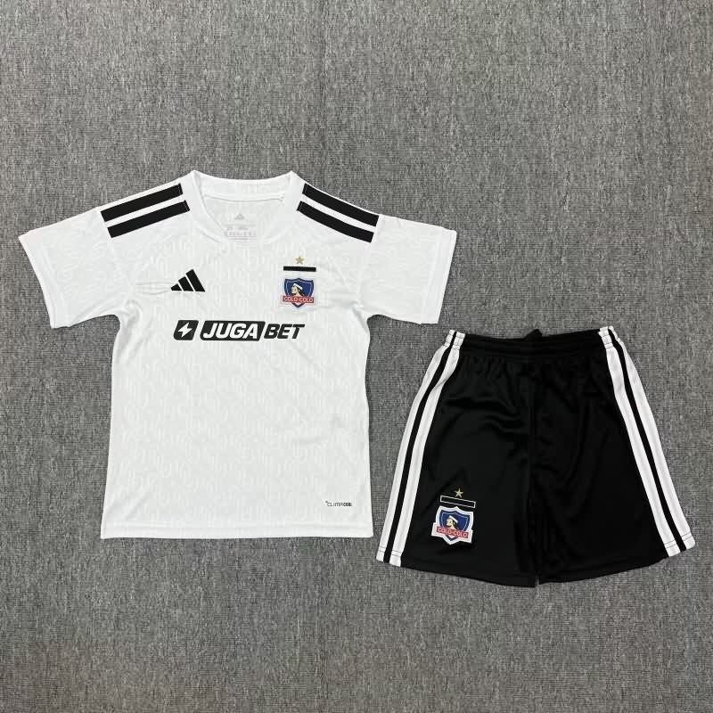 Colo Colo 2026 Kids Home Soccer Jersey And Shorts