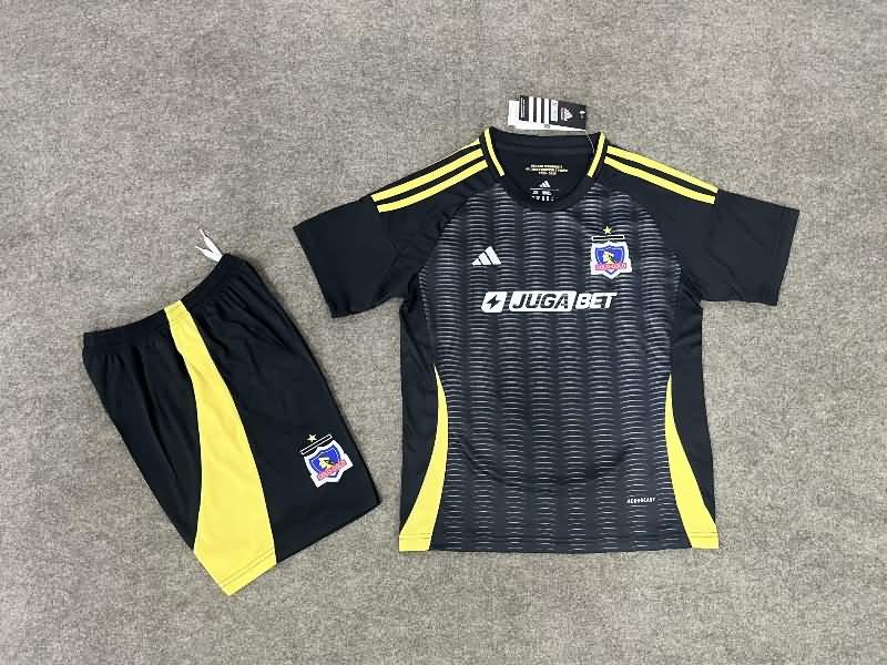 Colo Colo 2025 Kids Away Soccer Jersey And Shorts