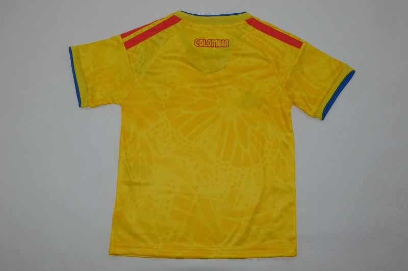 Colombia 2026 Kids World Cup Home Soccer Jersey And Shorts