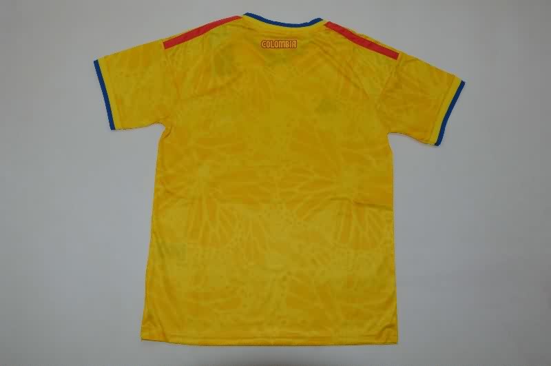 Colombia 2025 Kids Home Soccer Jersey And Shorts