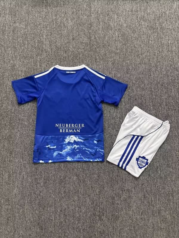 Como 25/26 Kids Home Soccer Jersey And Shorts