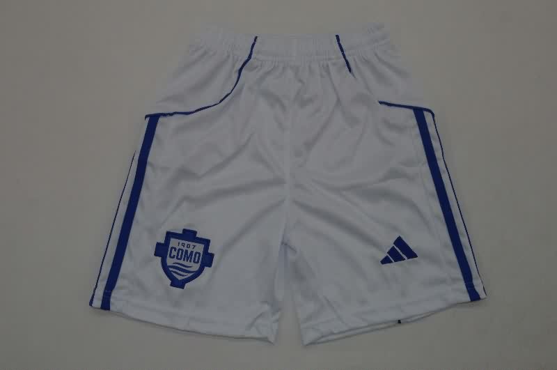 Como 25/26 Kids Home Soccer Jersey And Shorts