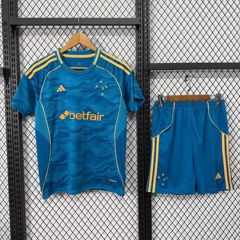 Cruzeiro 2025 Kids Third Soccer Jersey And Shorts Cruzeiro 2025 Kids Third Soccer Jersey And Shorts
