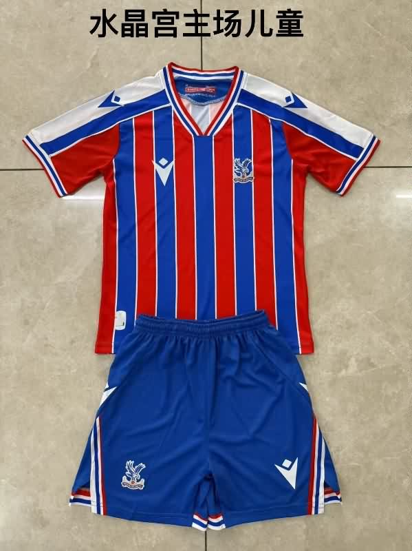 Crystal Palace 25/26 Kids Home Soccer Jersey And Shorts