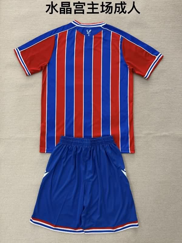 Crystal Palace 25/26 Kids Home Soccer Jersey And Shorts