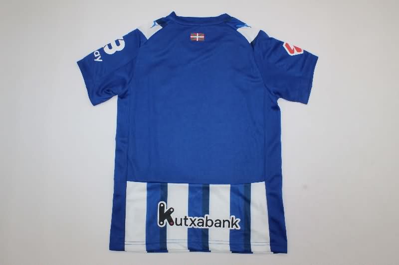 Deportivo Alaves 25/26 Kids Home Soccer Jersey And Shorts