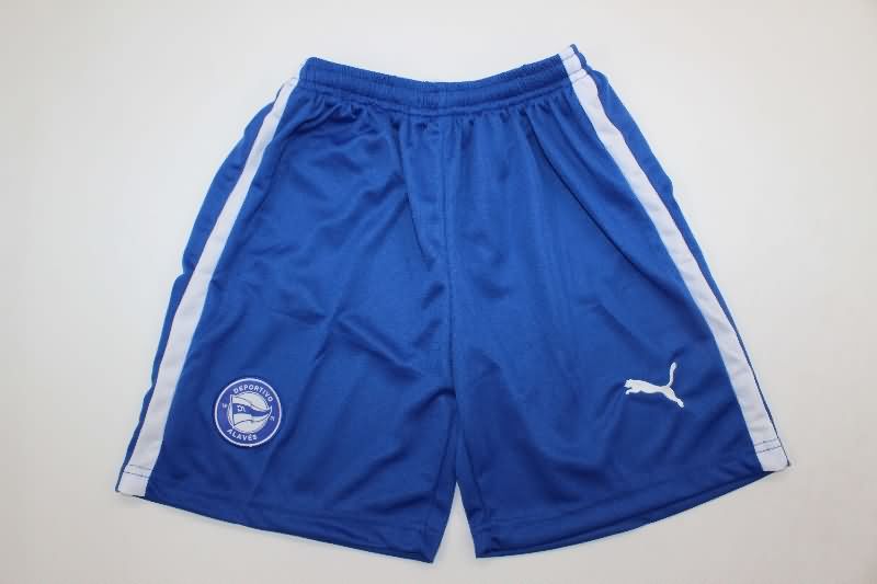 Deportivo Alaves 25/26 Kids Home Soccer Jersey And Shorts