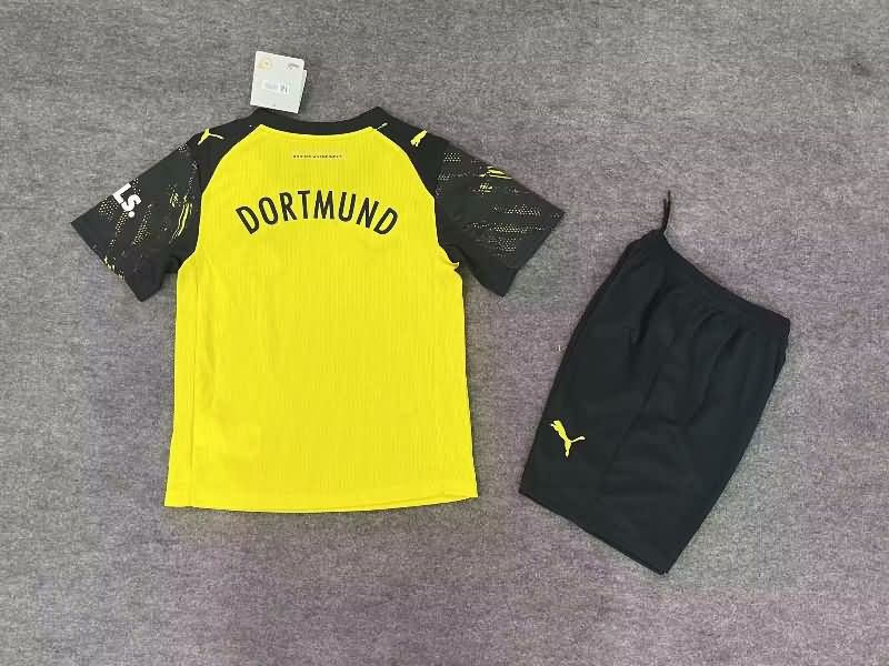 Dortmund 25/26 Kids Home Soccer Jersey And Shorts