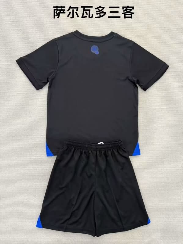 El Salvador 2025 Kids Third Soccer Jersey And Shorts