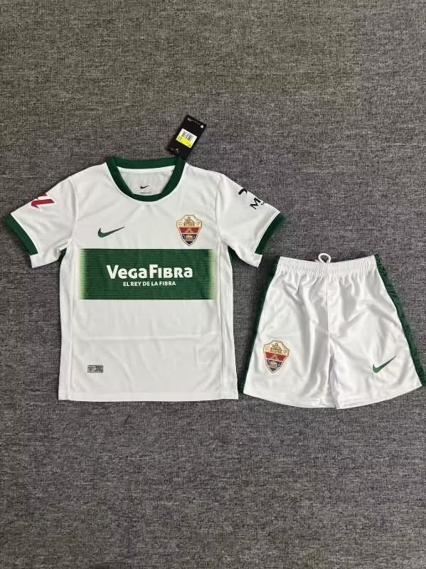 Elche 25/26 Kids Home Soccer Jersey And Shorts