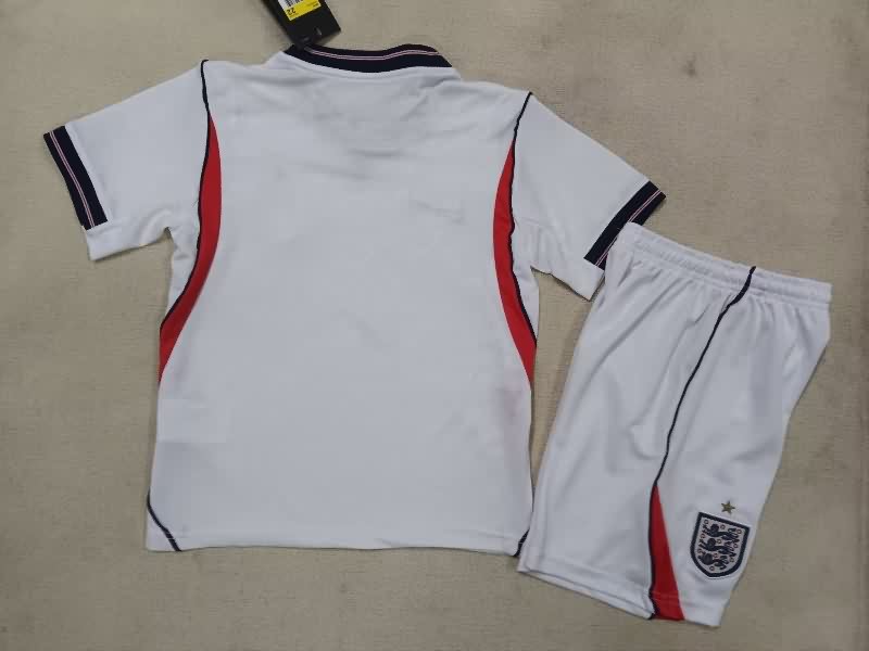 England 2026 Kids Home Soccer Jersey And Shorts