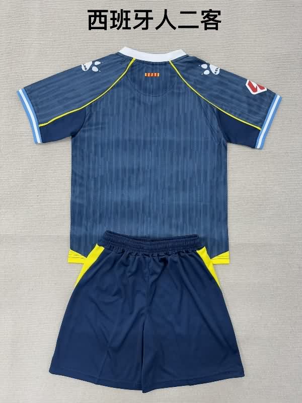Espanyol 25/26 Kids Third Soccer Jersey And Shorts