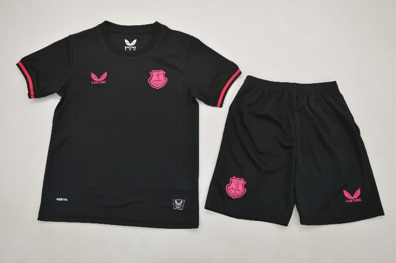 Everton 25/26 Kids Fourth Soccer Jersey And Shorts