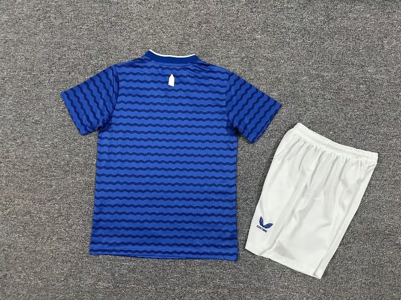 Everton 25/26 Kids Home Soccer Jersey And Shorts