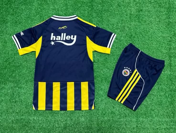 Fenerbahce 25/26 Kids Home Soccer Jersey And Shorts