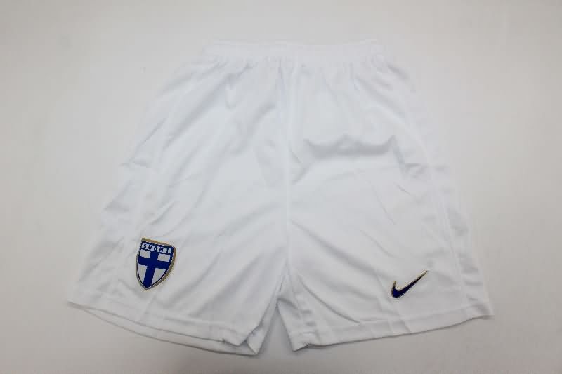 Finland 2025 Kids Away Soccer Jersey And Shorts