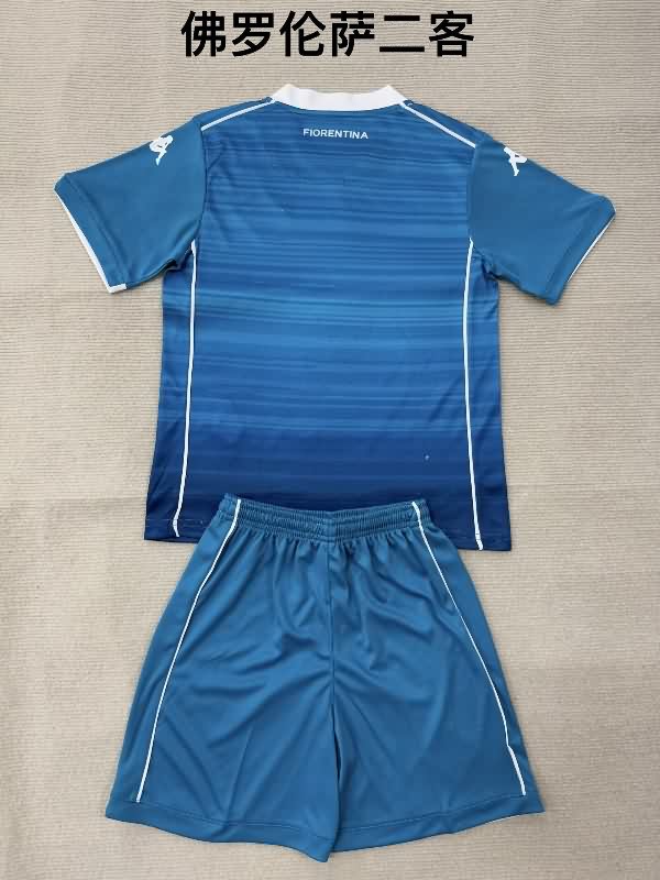 Fiorentina 25/26 Kids Third Soccer Jersey And Shorts