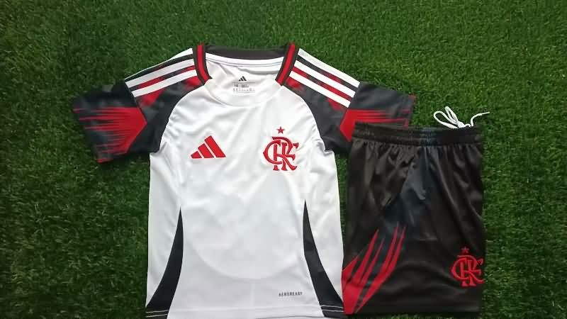 Flamengo 2025 Kids Away Soccer Jersey And Shorts