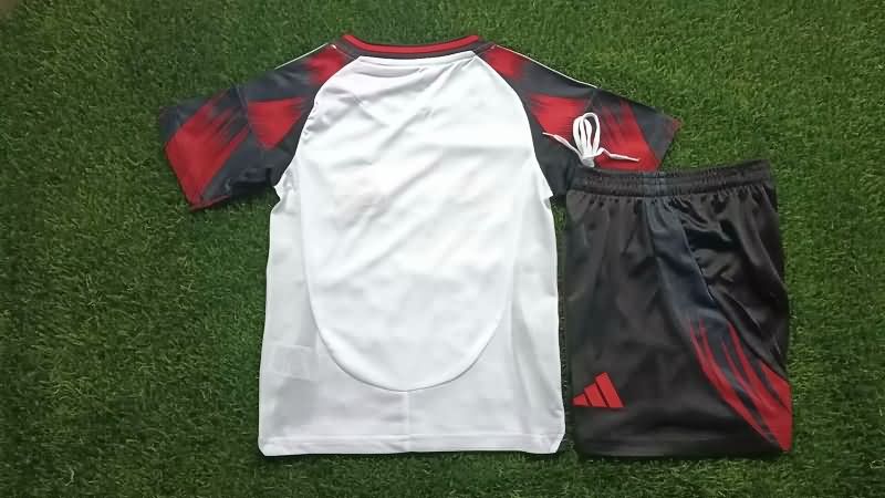 Flamengo 2025 Kids Away Soccer Jersey And Shorts