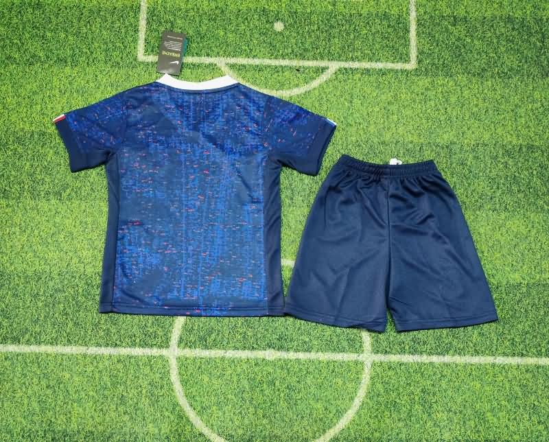 France 2025 Kids Home Soccer Jersey And Shorts