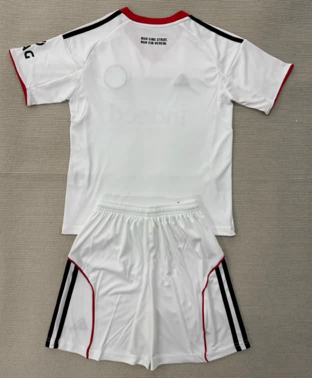 Frankfurt 25/26 Kids Away Soccer Jersey And Shorts